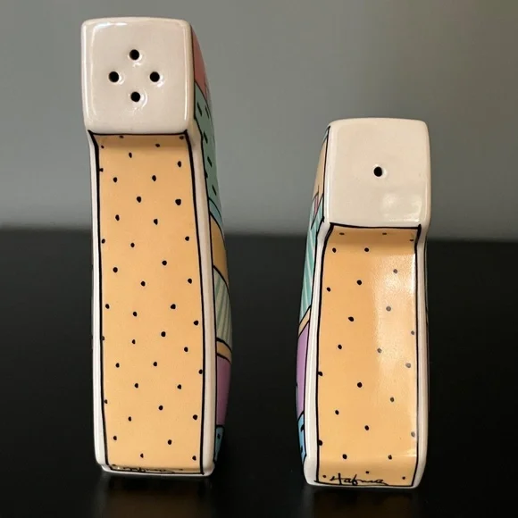 ROSENTHAL "FLASH" Salt & Pepper Set Design by Dorothy Hafner - Picture 2 of 4